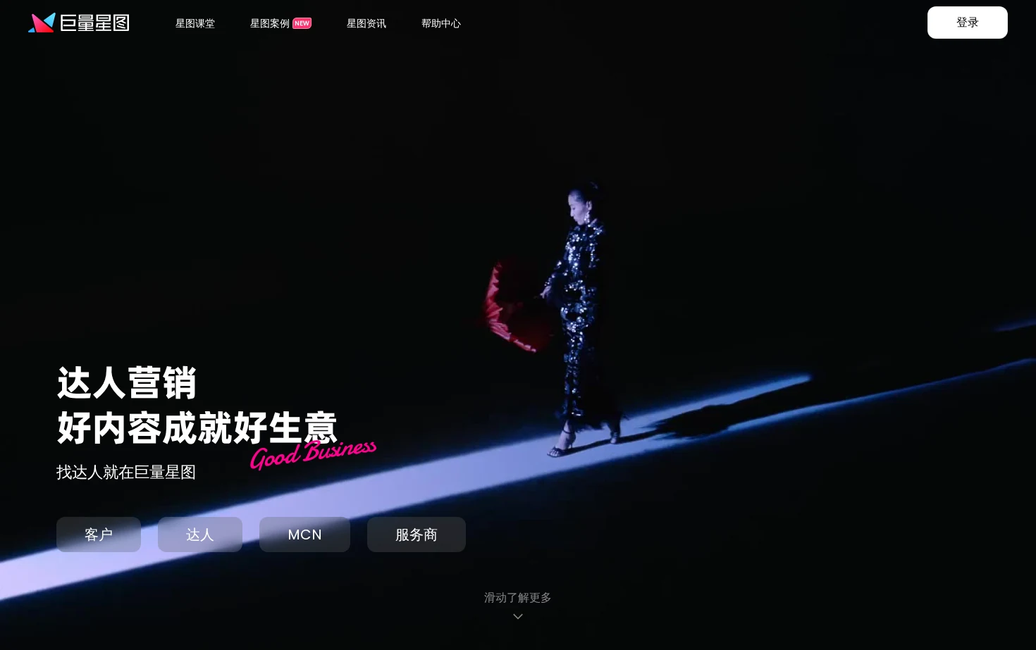 巨量星图 页面快照